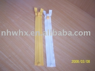 O/E, A/L plastic zipper (O / E, A / L Kunststoff-Reißverschluss)