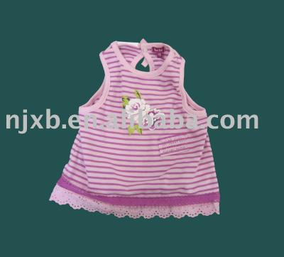 Babies` stripe dress (Bébés `costume rayé)
