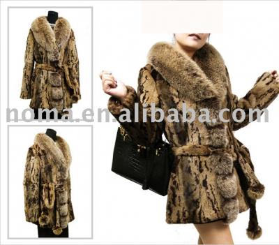 REX RABBIT GARMENT WITH FOX COLLAR (REX RABBIT GARMENT WITH FOX COLLAR)