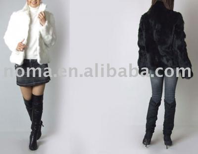 Rabbit fur Garment coat (Кролик меховой одежды пальто)