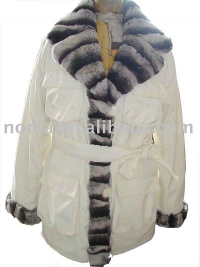 polyester fur garment coat (полиэфирные меховой одежды пальто)