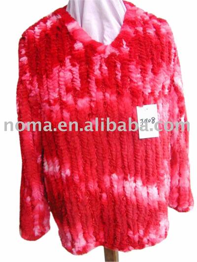 Knitting Garment fur coat lady`s wear clothing (Knitting Garment fur coat lady`s wear clothing)