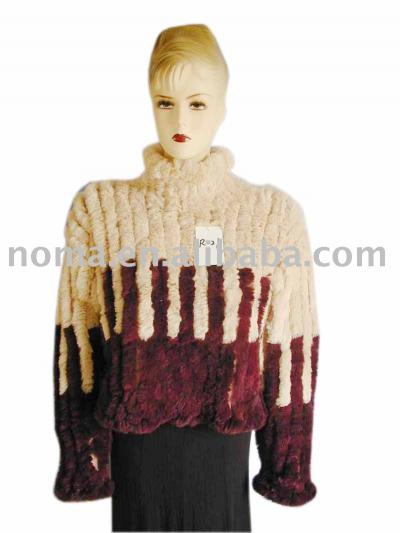 ladies` fur sweaters (Дамские кофты мех)