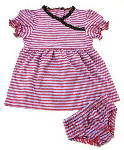Baby`s Striped Yarn Dyed Cotton Dress (Baby`s Striped Yarn Dyed Cotton Dress)