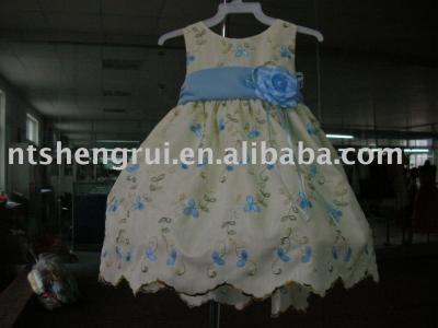STYLE NO.: 3742 Girls` dress (STYLE NO.: 3742 Girls` dress)