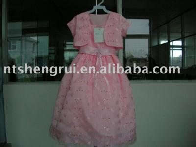 STYLE NO.: 5493 Girls` dress (STYLE NO.: 5493 Girls` dress)