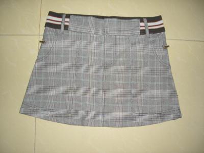 Ladies check skirt (Ladies check skirt)