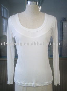 silk/cotton knitted blouse (silk/cotton knitted blouse)
