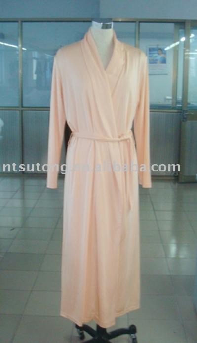 silk knitted gown (silk knitted gown)