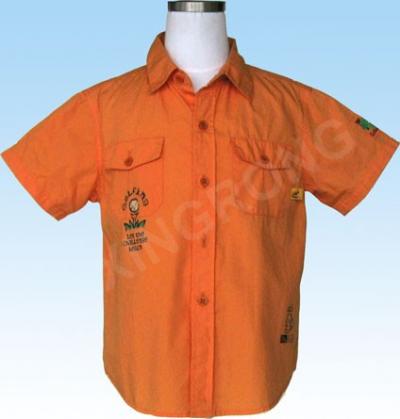 Children`s Shirt, Cotton Shirt, short Sleeve Shirt, Casual Wear, Leisure Wear (Children`s Shirt, Cotton Shirt, short Sleeve Shirt, Casual Wear, Leisure Wear)