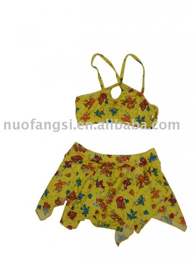 yellow fashion swimsuit (mode maillot jaune)