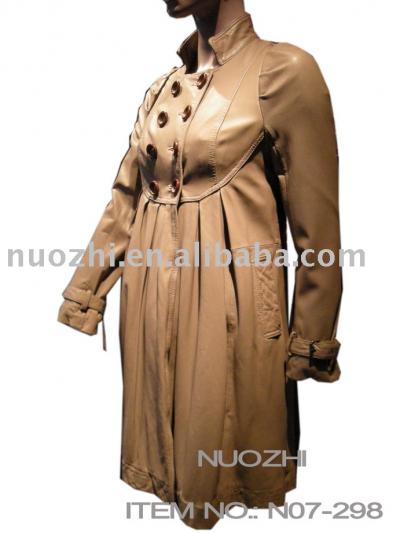 Fashion leather dust coat (Fashion leather dust coat)