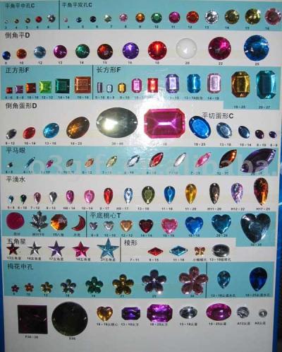 acrylic rhinestone (Acryl Strass)