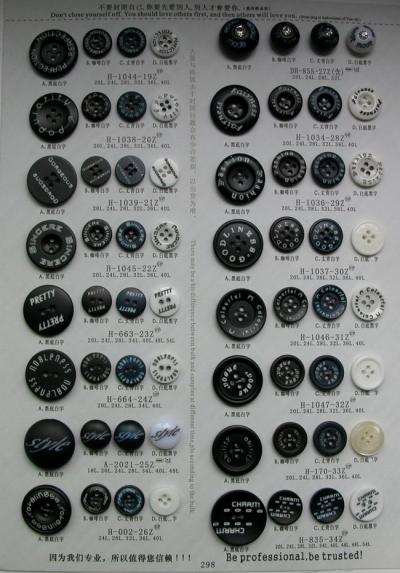 Polyester buttons with logo (Polyester buttons with logo)