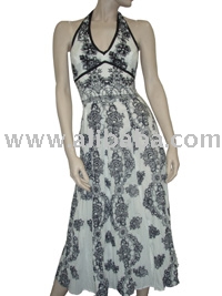Cotton Halter Dress (Хлопок Halter Dress)