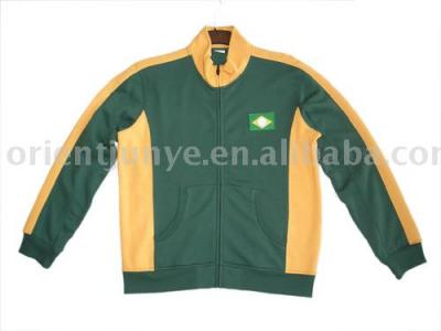 Men`s fleece jacket with front zipper closure (Men`s fleece jacket with front zipper closure)
