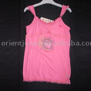 Women`s pigment garment dyed top (Women`s pigment garment dyed top)
