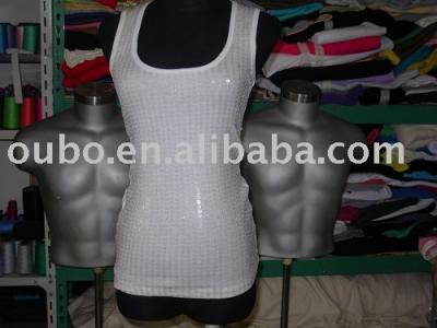 ladies` sleeveless top (ladies` sleeveless top)