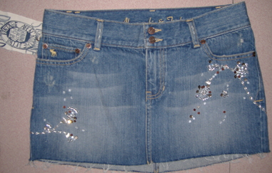 stock woman short jeans skirt (stock woman short jeans skirt)