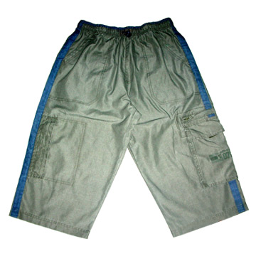 3/4 Washed Trousers (3 / 4 мытый Брюки)