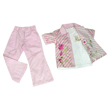 Girls` Three-Piece Suit (Girls »Three-Piece Suit)