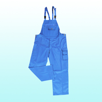 HY7008 CVC Flame-retardant Work Bib Pants (HY7008 CVC Schwerentflammbar Work Bib Pants)