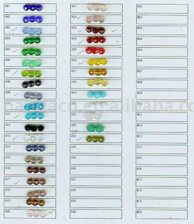 crystal bead color card (crystal bead color card)