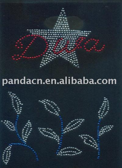 hot fix motif rhinestone (Hot Fix Strass-Motiv)
