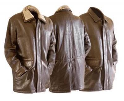 Leather Long Coat (Leather Long Coat)