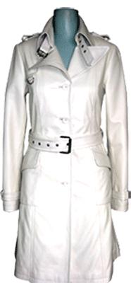 Leather Fashion Coat (Leather Fashion Coat)