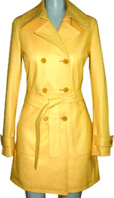 Leather Fashion Coat (Leather Fashion Coat)