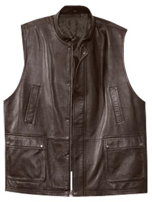Leather Vest Coat (Leather Vest Coat)