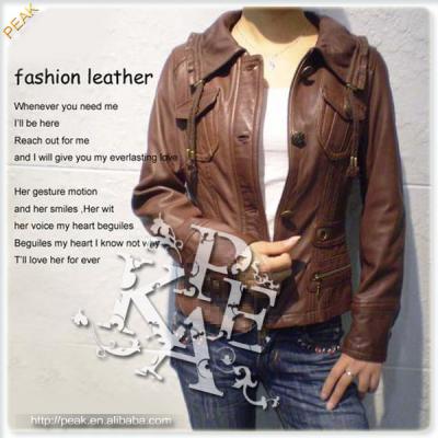 leather coat (leather coat)