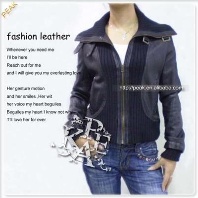 leather coat (leather coat)