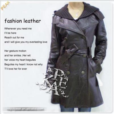 leather coat (leather coat)