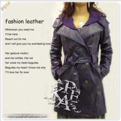 leather coat (leather coat)