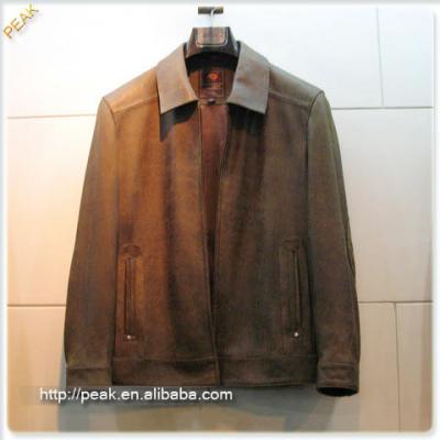 leather coat (leather coat)