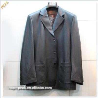 leather coat (leather coat)