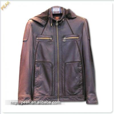 leather coat (leather coat)