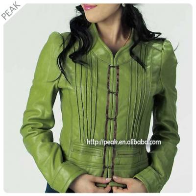 leather coat (leather coat)