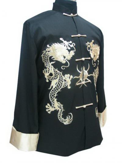 Chinese Embroider Golden Dragon Jacket (Chinese Embroider Golden Dragon Jacket)