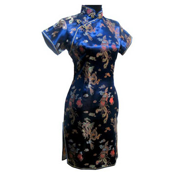 Royal Mini Chinese Dress (Royal Mini Chinese Dress)