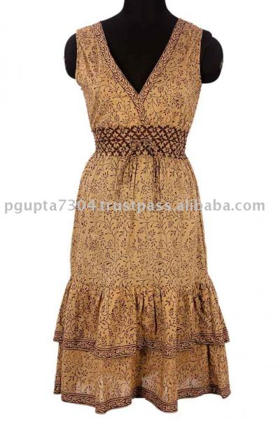 Cotton Printed Dress (Printed Cotton Dress)