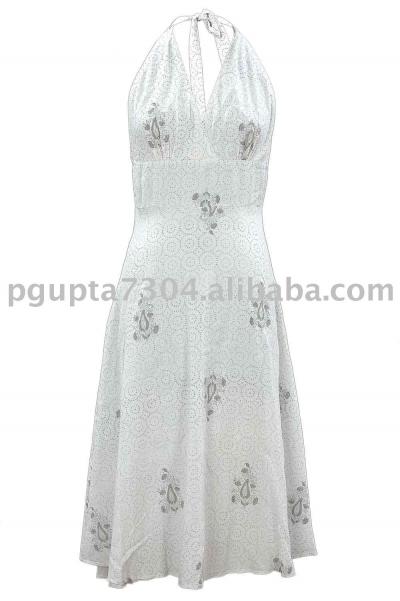 Cotton Halter Dress (Хлопок Halter Dress)