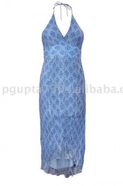 Hand gestanzt Halter Dress (Hand gestanzt Halter Dress)