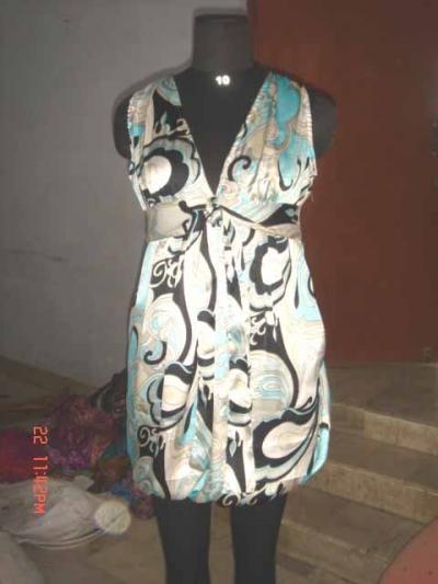 Satin Scarf Dress (Robe en satin Foulard)