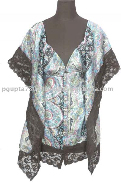 Satin Scarf Top (Satin Scarf Top)