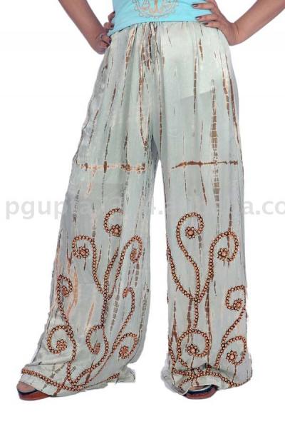 Silk Tie Dye Beaded Pajamas (Seidenkrawatte Dye Beaded Pyjamas)