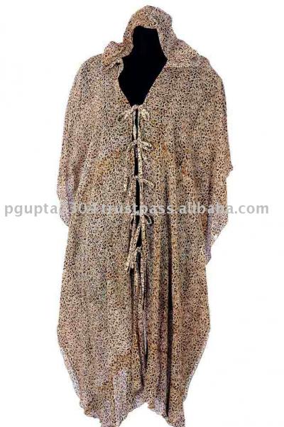 Georgette Hooded Kaftan (Georgette Hooded Kaftan)