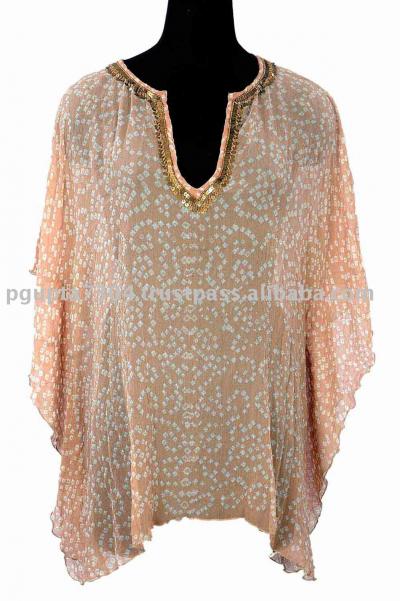 Silk Georgette Kaftan (Шелковые Жоржетта Кафтан)